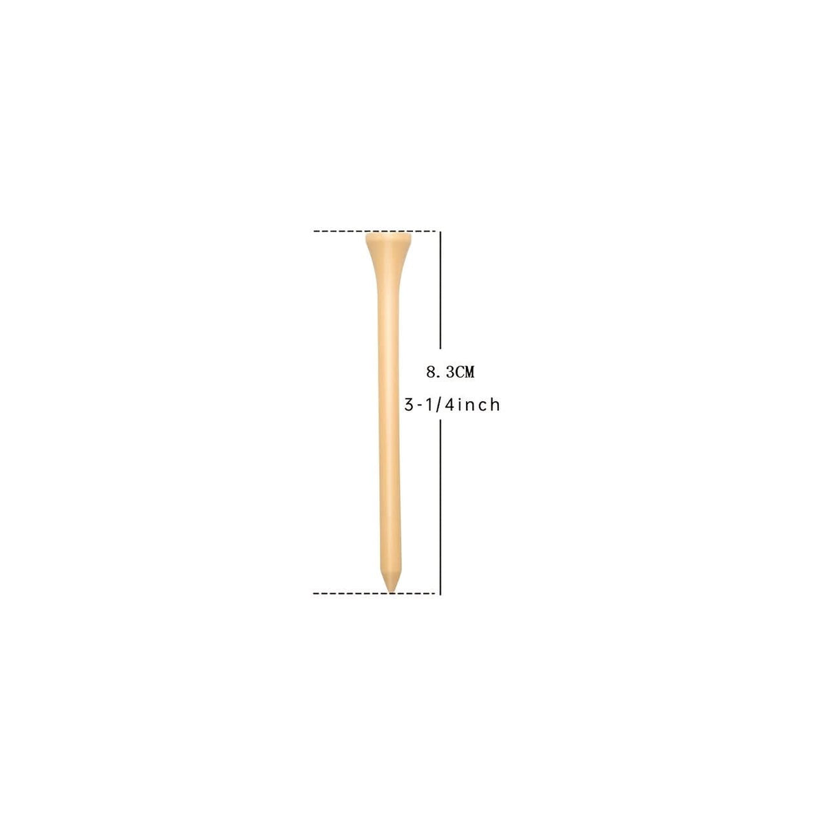 Teevora - Premium Wooden Golf Tees 100-Pack