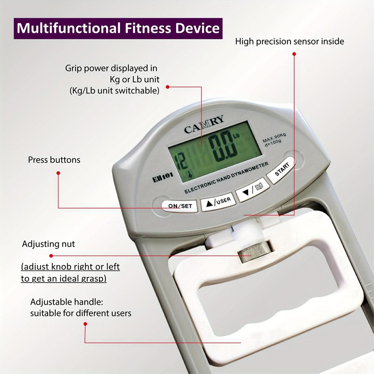 GRIPMETER PRO – Digitalt grebstestapparat