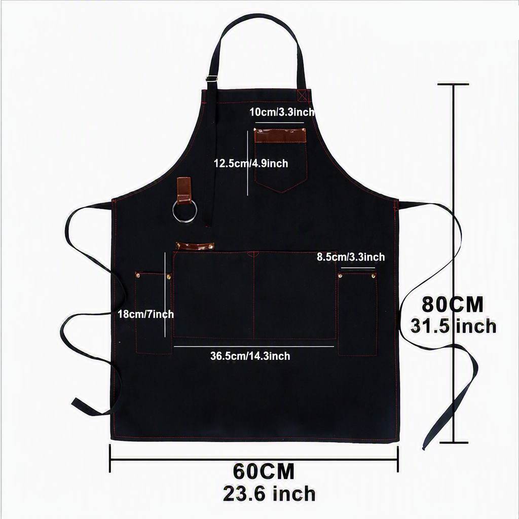 CANVACHEF – Thick Canvas Chef Apron with Pockets