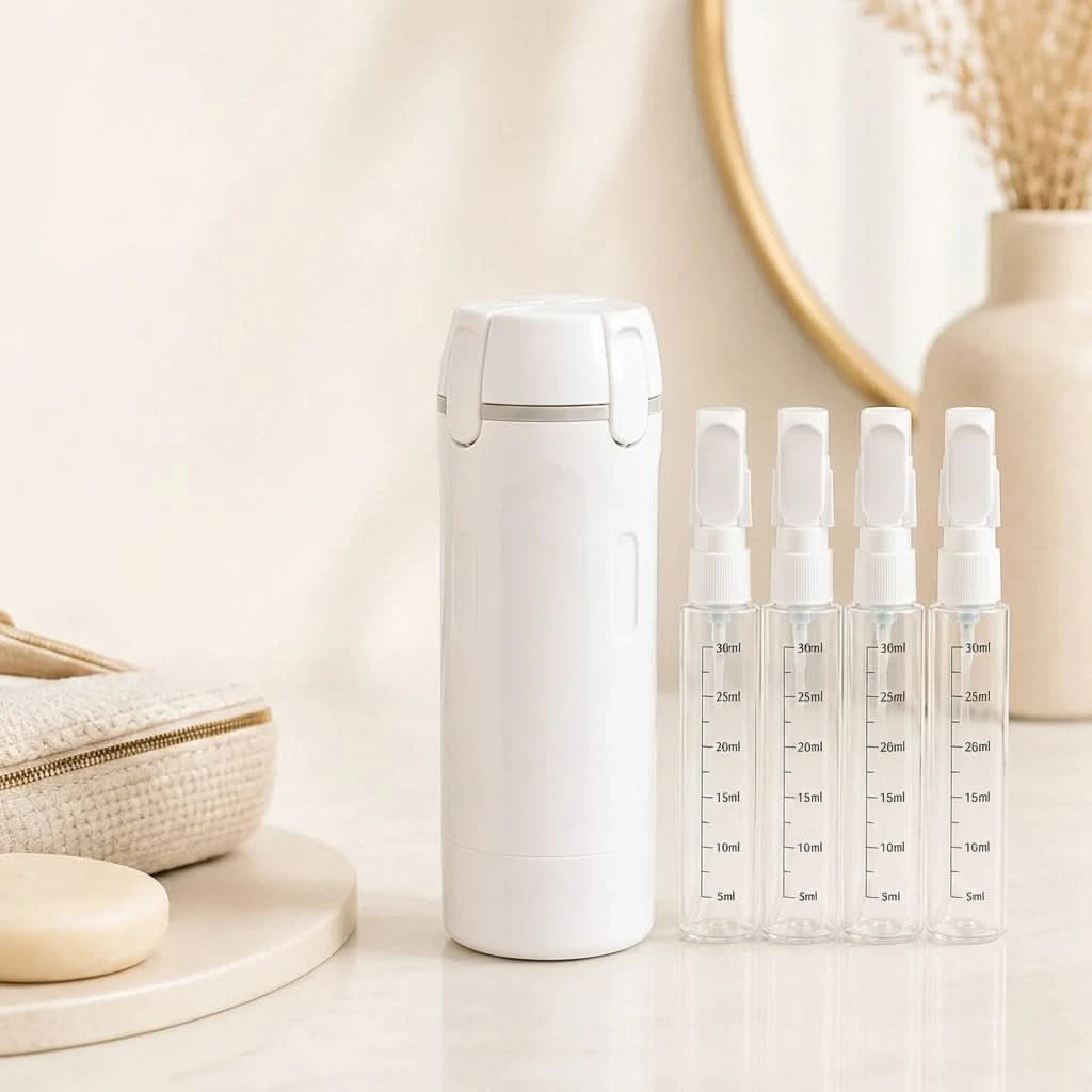 POURPOD – 4 in 1 Travel Bottle