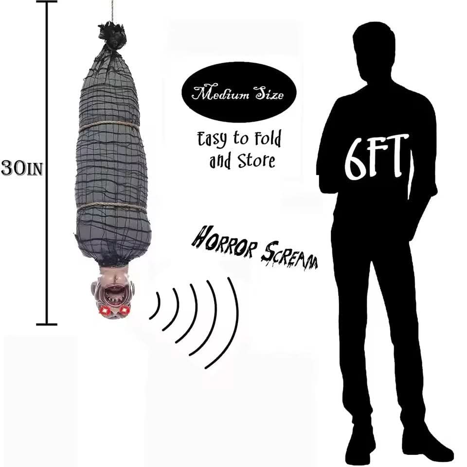 HAUNTWRAITH – Hanging Horror Figure with Light and Sound