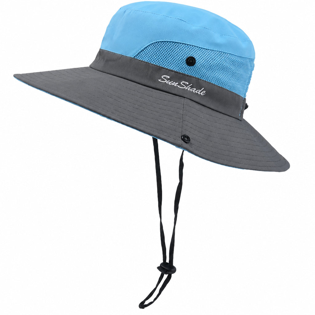BEACHVEX – Chapéu de Proteção Solar Feminino com Design Amigo do Rabo de Cavalo