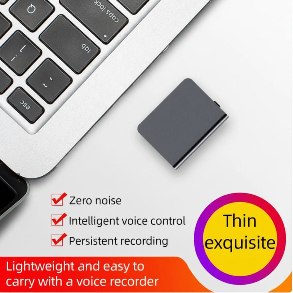 VOICEFLOW – Kompakter Voice-Recorder mit intelligenter Sprachaktivierung