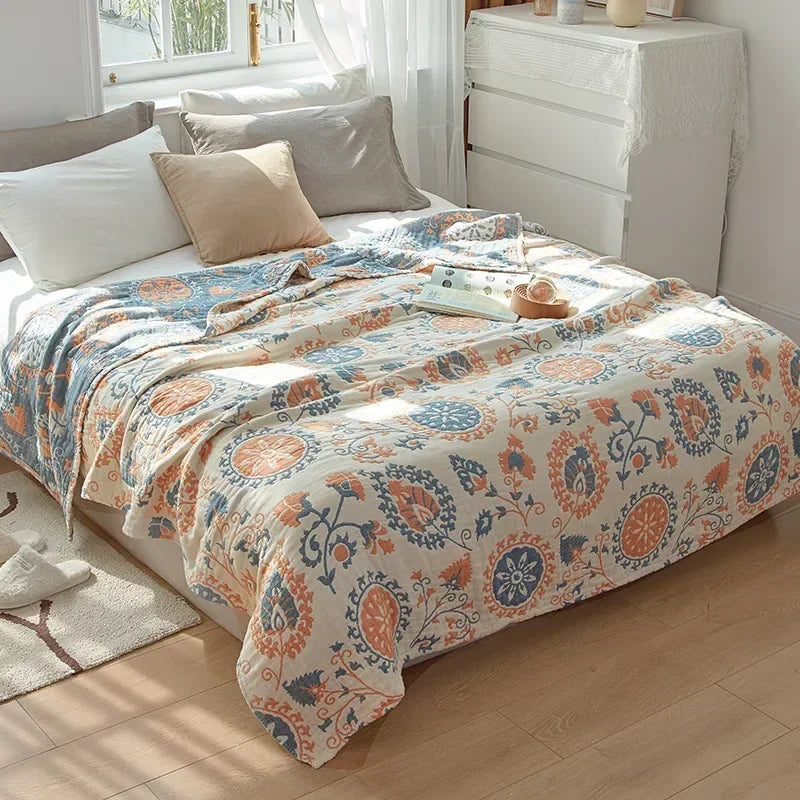 MOSAELORIA – Reversible Mosaic Blanket for Artistic Home Styling