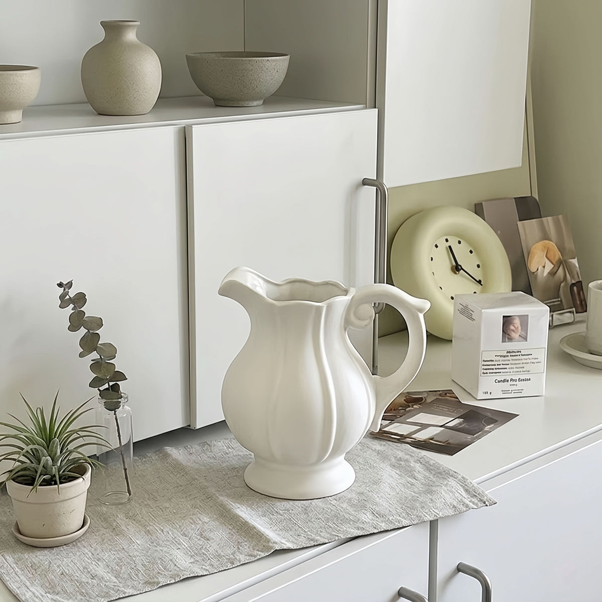 HARVESTORA – Pumpkin Pitcher Vase for Refined Rustic Styling