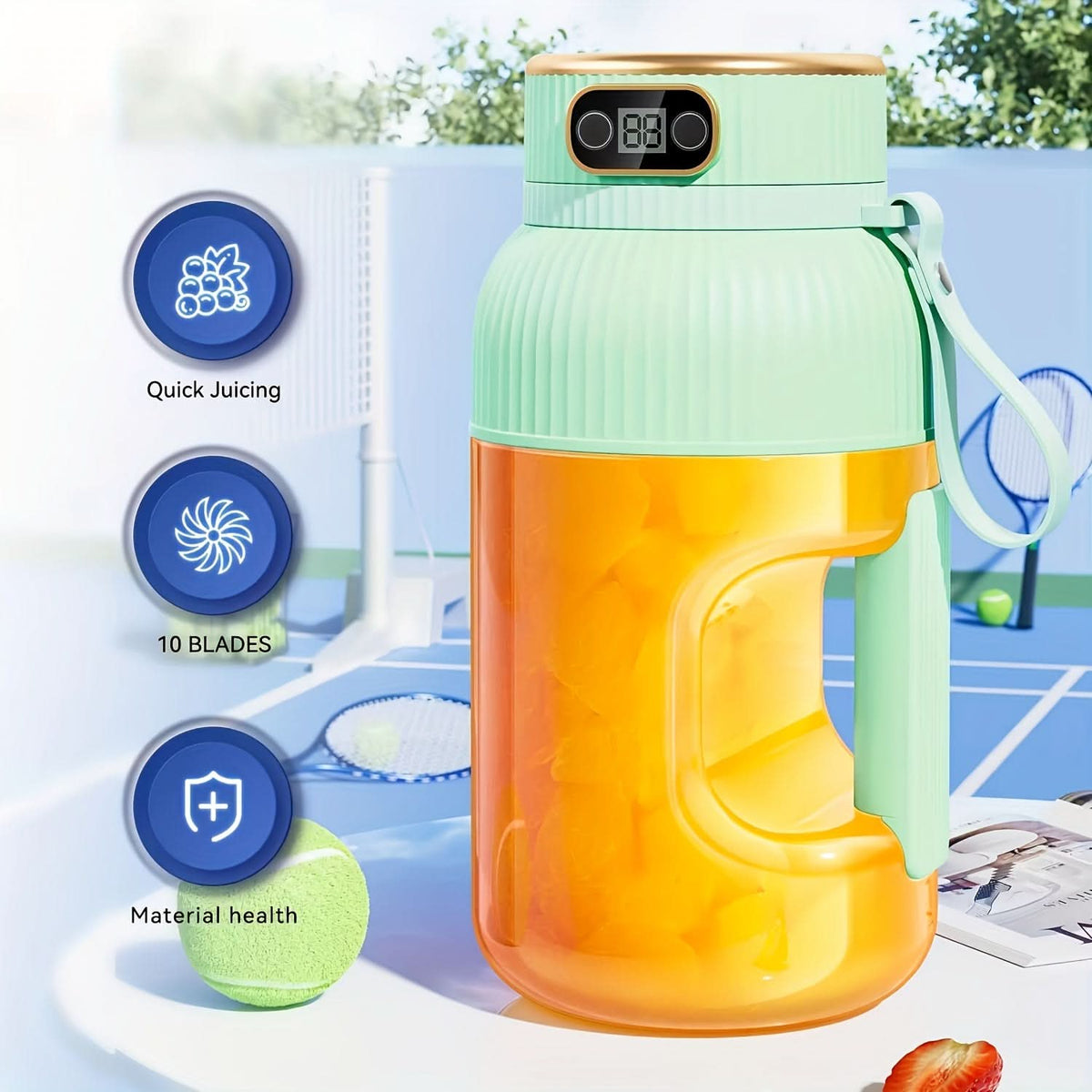 JUICENOVA – Blender portable amélioré pour boissons fraîches