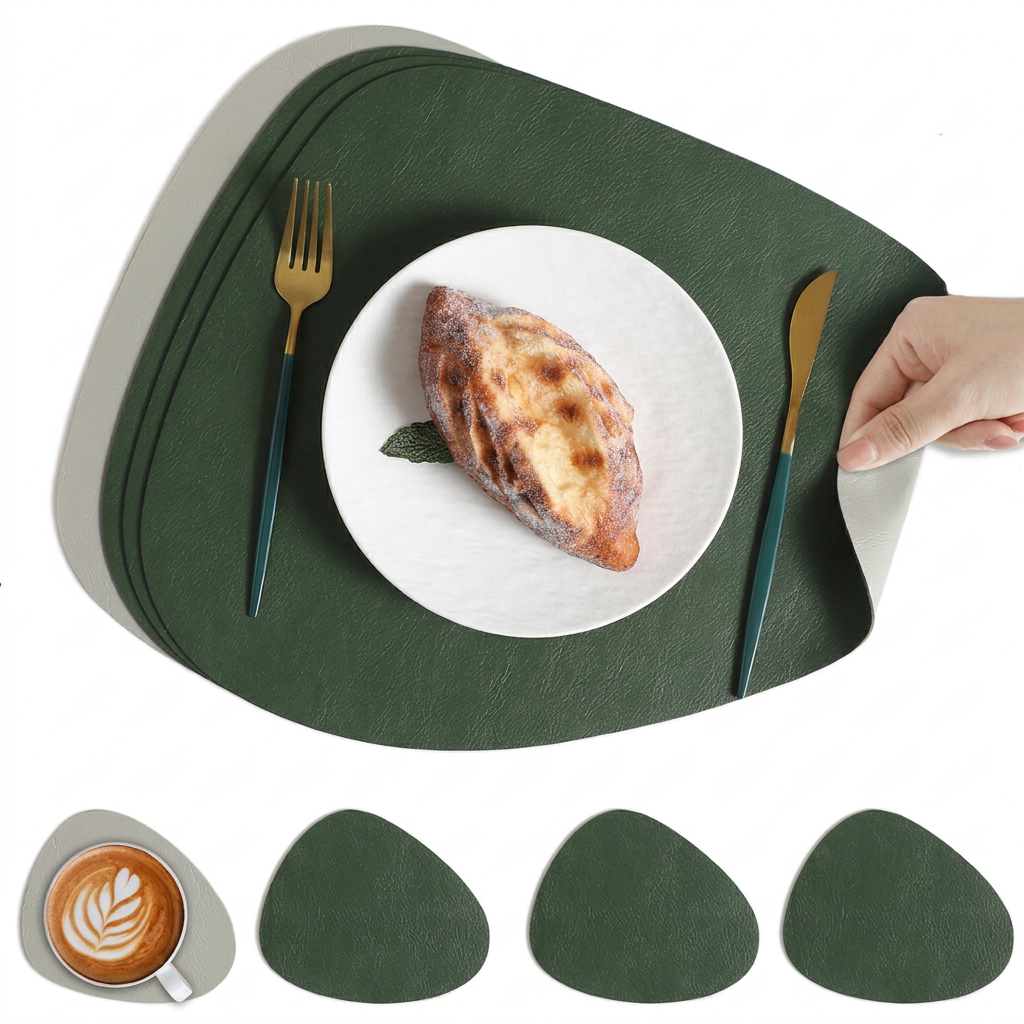 Cleaned-up square placemat product image