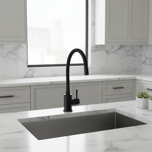 FLOWNERO - Black 360° Swivel Sink Faucet