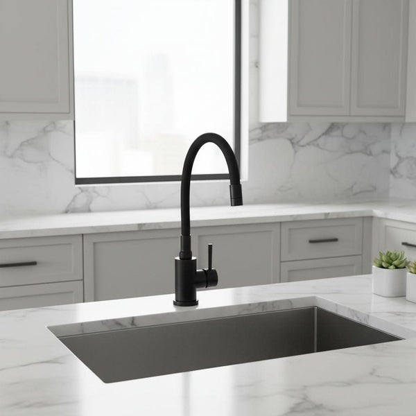 FLOWNERO - Sort 360° drejelig vaskefaucet