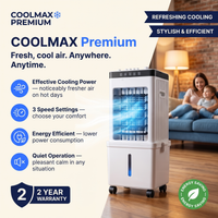 COOLMAX Premium – Mobile Air Cooler for Comfortable Cooling Without Installation