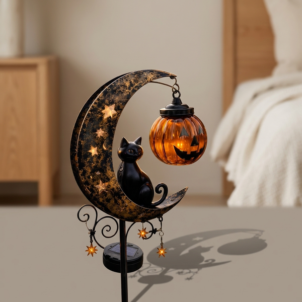 MOONGLOW – Kürbis-Gartenstecker für eine stimmungsvolle, gespenstische Atmosphäre im Freien