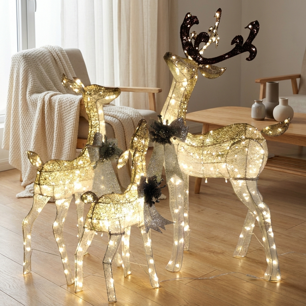 ANTLERGLOW – Christmas Elk Light Display for Charming Festive Decor