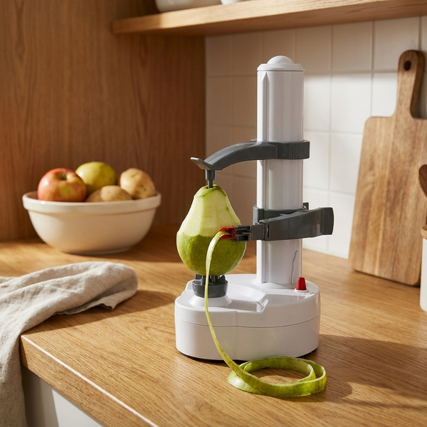 PEELORA – Descascador automático de frutas e legumes para uma preparação fácil na cozinha