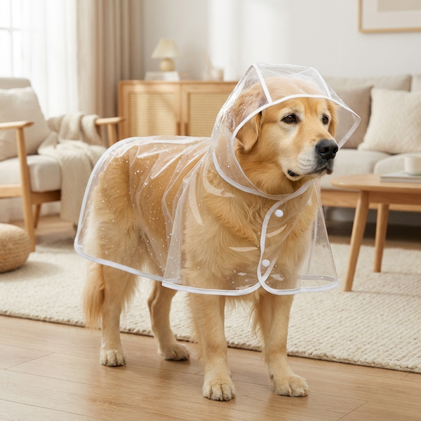 RAINPAWS – Hooded Dog Raincoat for Comfortable Wet-Weather Walks
