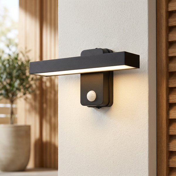 TILTGUARD – Aplique de parede articulado para uma iluminação exterior fiável