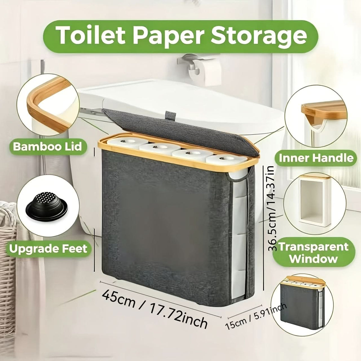 BOHONEST – Freestanding Bathroom Storage Holder