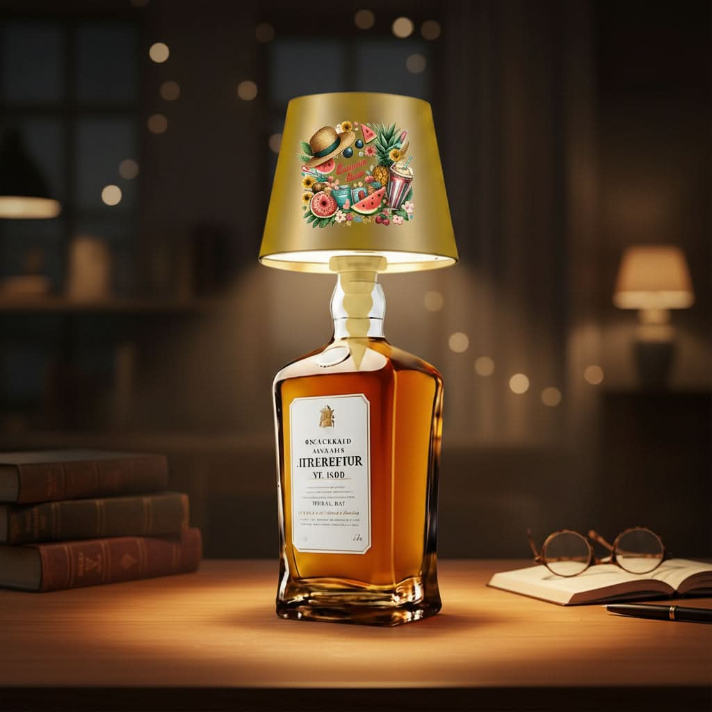 BOTTILUX – Portable LED Bottle Lamp for Vibrant Ambient Lighting