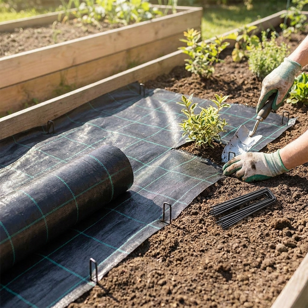 WEEDBLOCK – Toile anti-mauvaises herbes pour un entretien fiable du jardin
