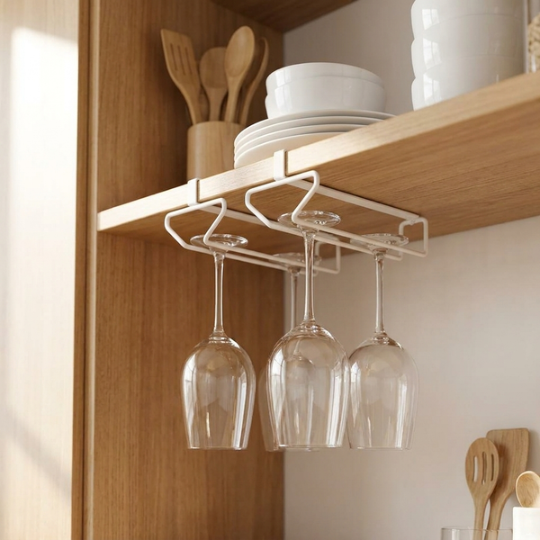 CUPLOFT – Support de rangement en verre pour étagère, pour un espace supplémentaire instantané dans la cuisine