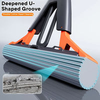 FLOWMOP - High-absorbency sponge squeeze mop for fast and effortless floor cleaning