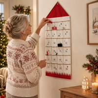 HOLLYHIDE – Adventskalender mit 24 Überraschungstaschen für festliche Freude