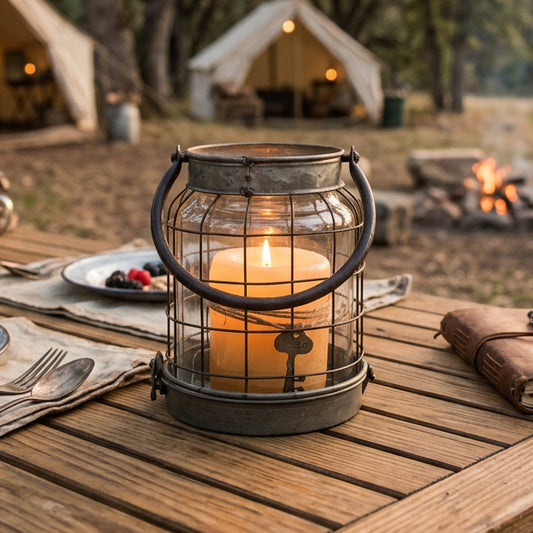 TEMPESTORIA – Vintage-Inspired Storm Lantern for Bold Evening Illumination