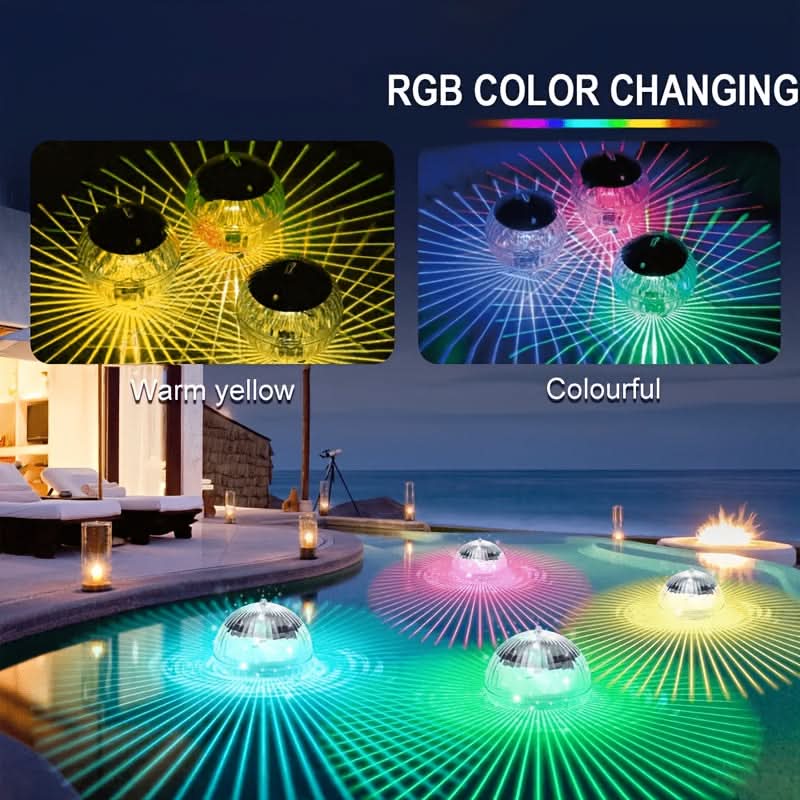 AQUAGLOW – Lumières de piscine changeant de couleur  