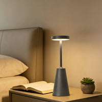 GLOWCONE – Touch Dimmable Metal Table Lamp for Modern Interiors