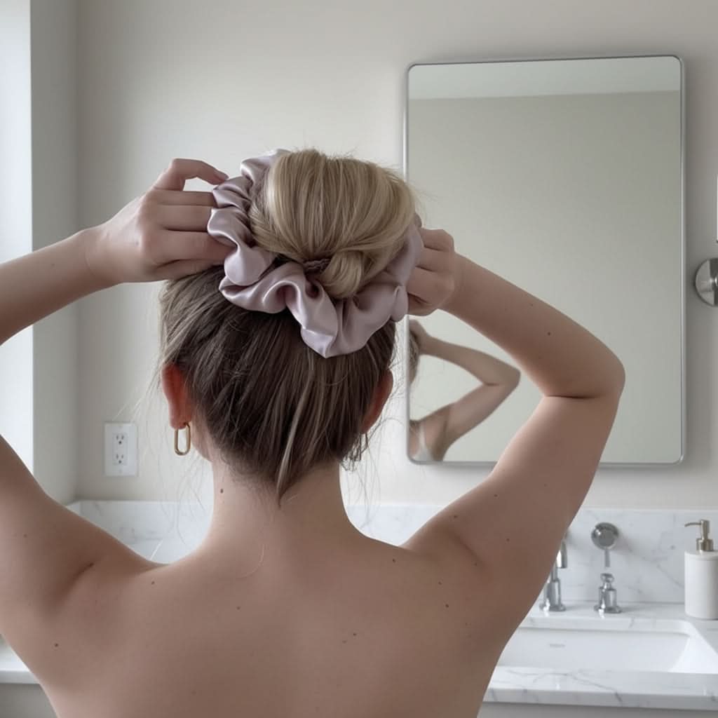 HAIRNOVA – 2-Pack Minimalist Hair Scrunchies