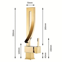 VELARIS - Robinet de lavabo moderne style cascade