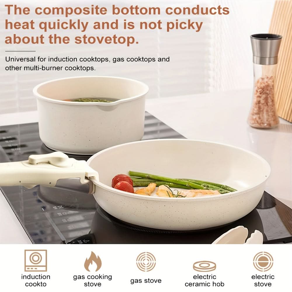 STACKPAN – Ceramic Cookware Set for Neat Modern Kitchens