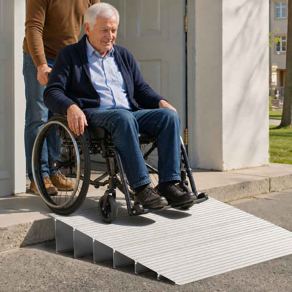 THRESHORA – Rampa per soglia per sedia a rotelle per un facile accesso