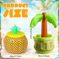 Tropivana - Ensemble refroidisseur de boissons tropical gonflable