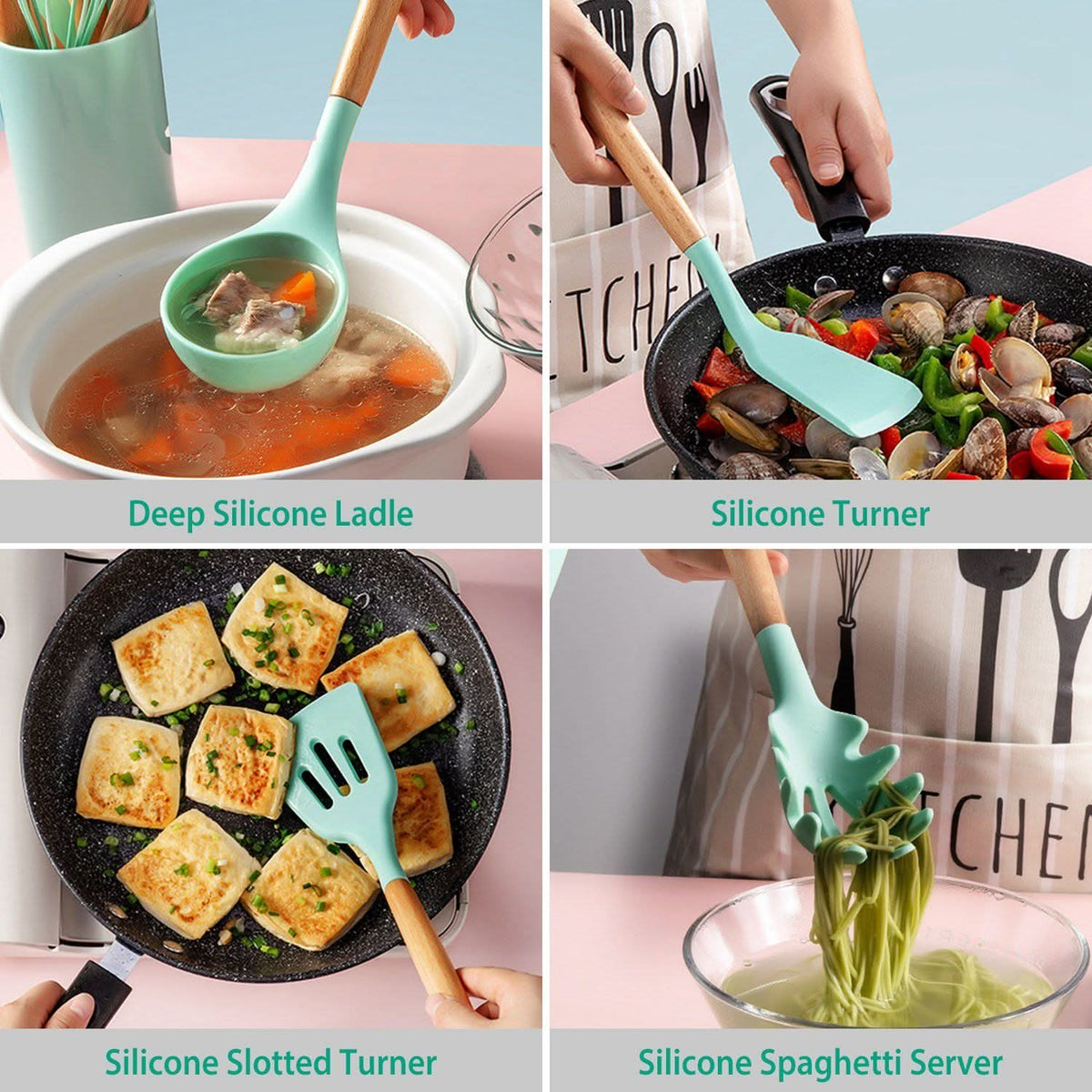 CULINELLE – 11-Piece Cookware Set for Protected Everyday Cooking