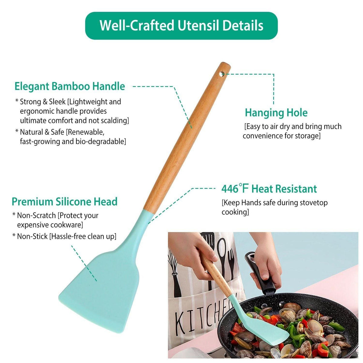 CULINELLE – 11-Piece Cookware Set for Protected Everyday Cooking