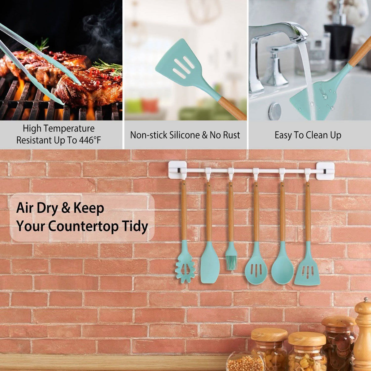 CULINELLE – 11-Piece Cookware Set for Protected Everyday Cooking