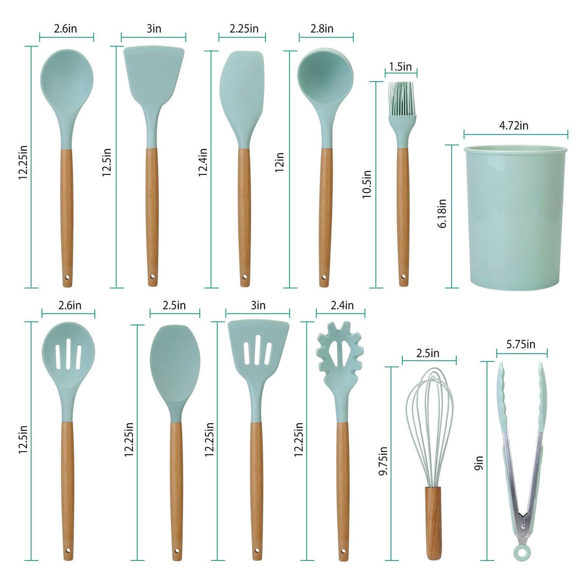 CULINELLE – 11-Piece Cookware Set for Protected Everyday Cooking