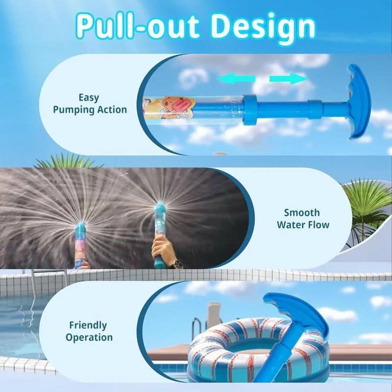 SPLASHBURST – Pull-Out Water Blaster for Exciting Summer Play