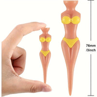 Pinova - Set da 5 tee da golf bikini originali
