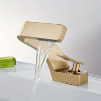 CASCADELUX - Robinet de salle de bain moderne style cascade