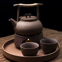 BREWFLAME – Bule com aquecedor de vela para momentos acolhedores de chá