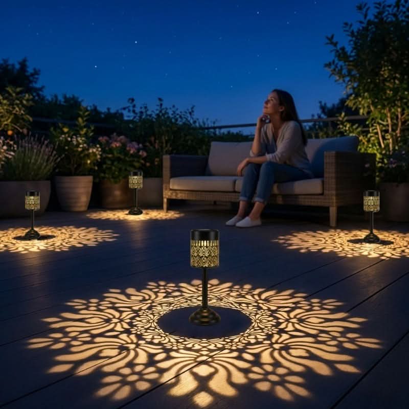 GLOWPEONY – Μεταλλική Ηλιακή Επιτραπέζια Λάμπα για Ζεστή Βραδινή Ατμόσφαιρα  