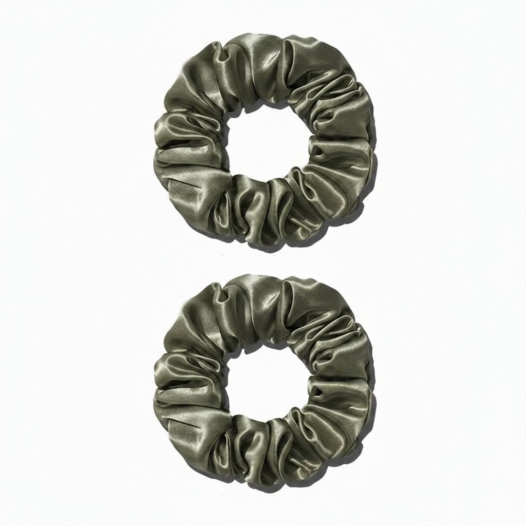 HAIRNOVA – 2-Pack Minimalist Hair Scrunchies