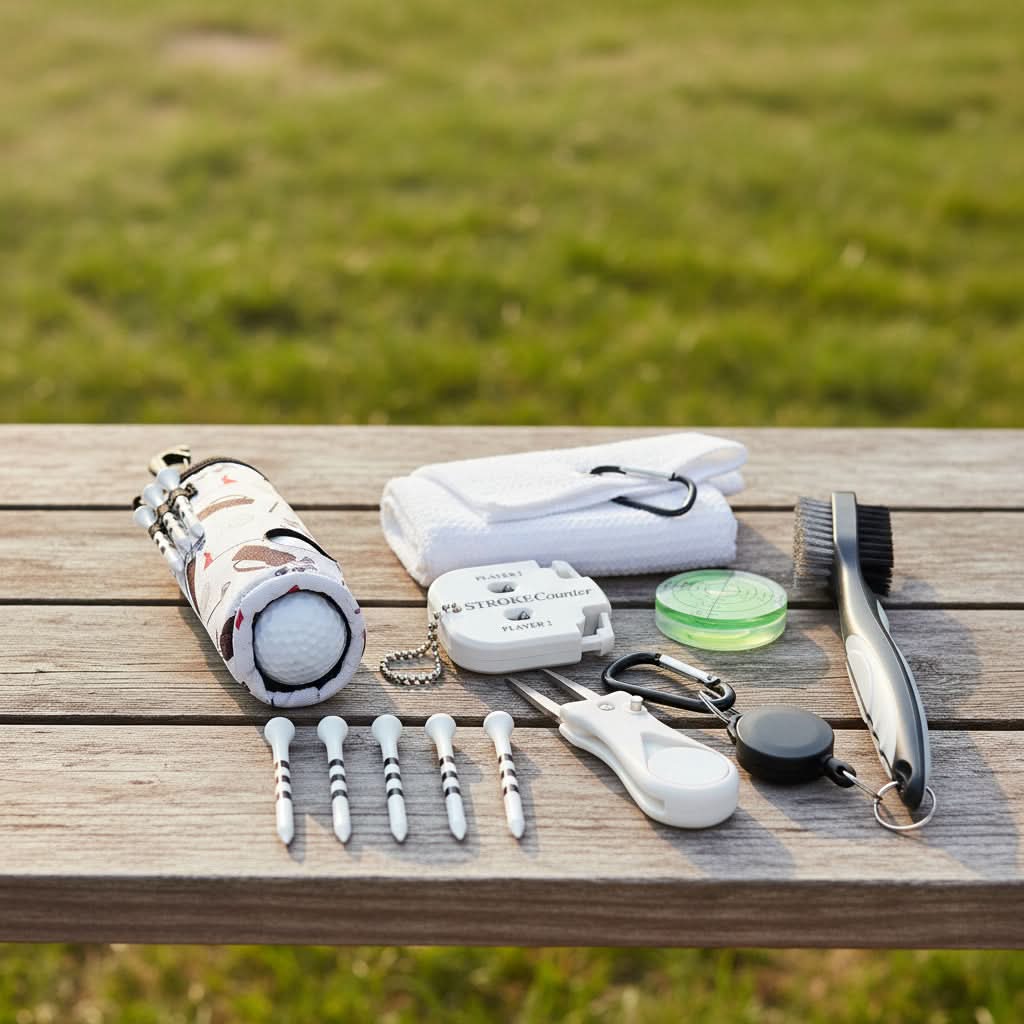 FairwayNest - Kit de Acessórios para Limpeza de Golfe