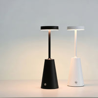 GLOWCONE – Touch Dimmable Metal Table Lamp for Modern Interiors