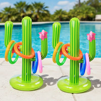 CACTUSSPLASH – Inflatable Ring Toss Game for Pool Party Fun