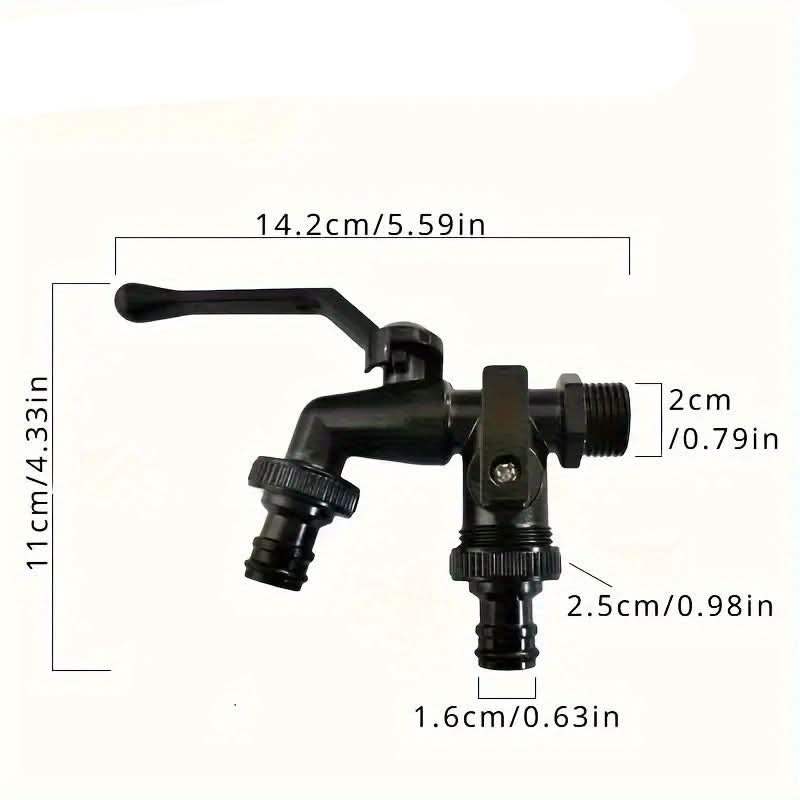 FLOWMASTER – Durable Dual Connection Valve for Garden Watering