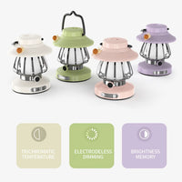 AMBISNAIL – Portable Retro Night Lamp for Cozy Indoor Spaces