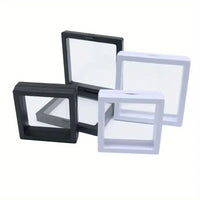 JEWELIXA – 10-Piece Floating Jewelry Display Box Set for Elegant Storage