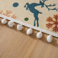 TABLELUXE – Nappe jacquard festive pour tables remarquables